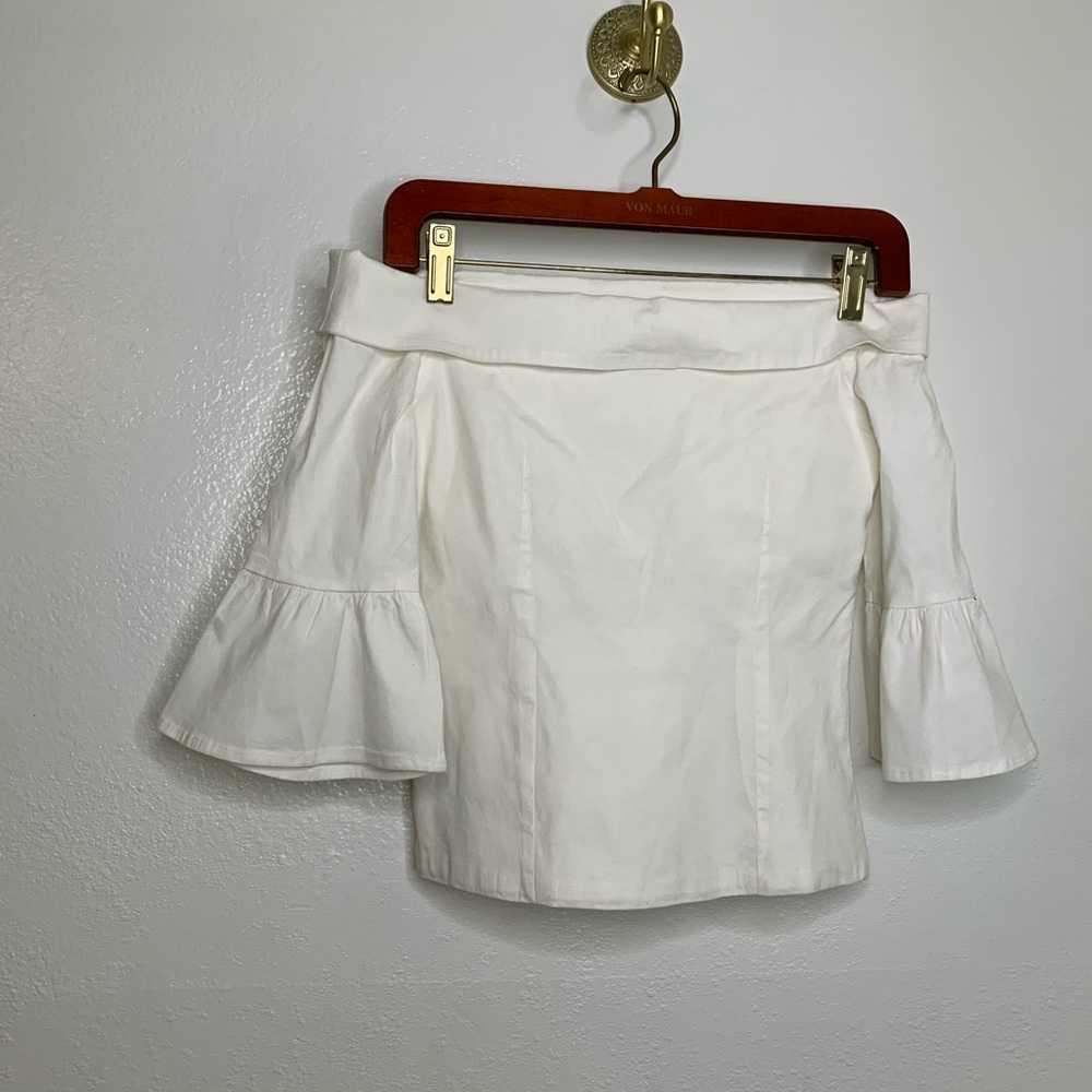 Stone Cold Fox Off the Shoulder White Blouse 0/ XS